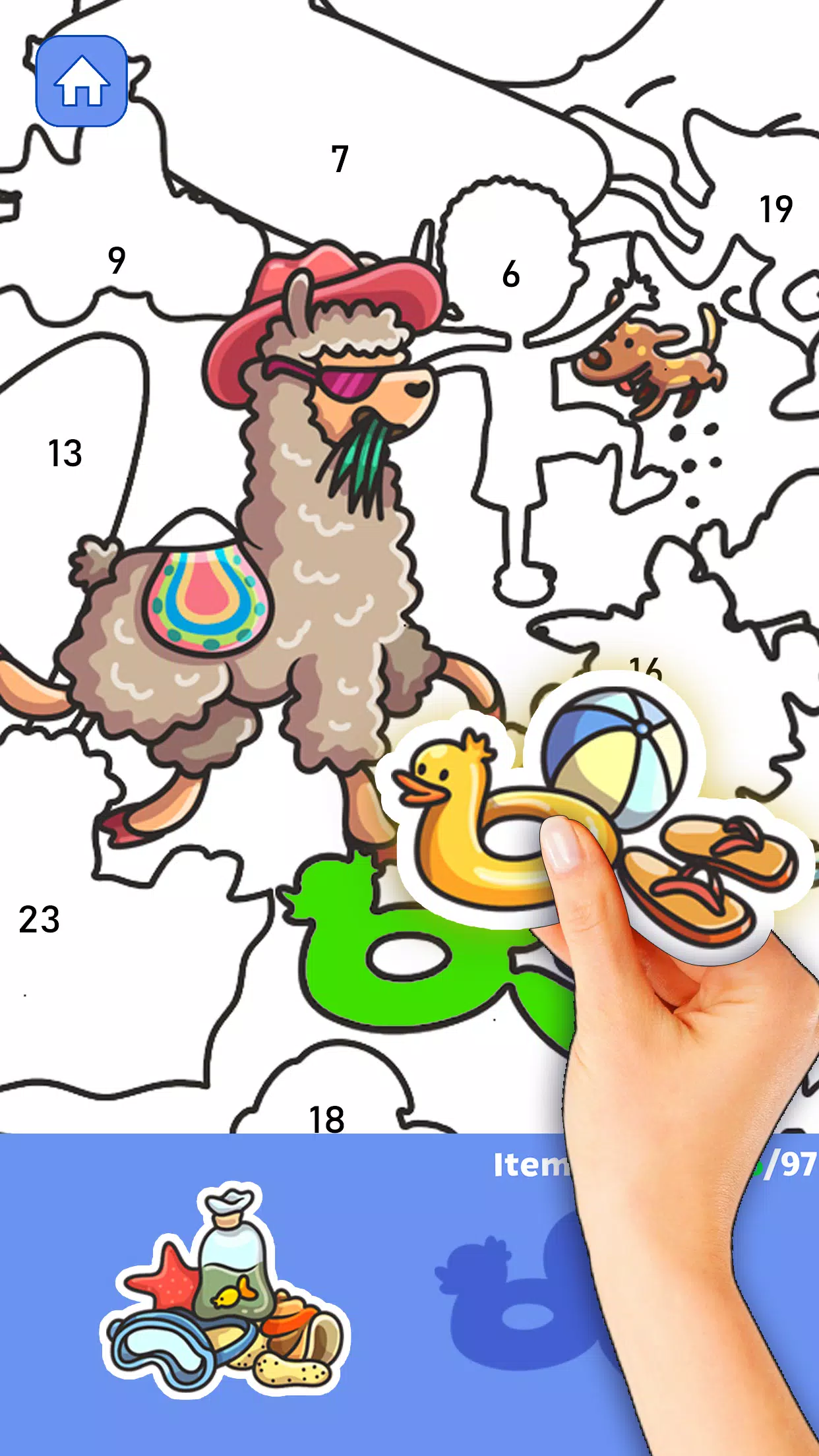 Sticker Book - Art of Puzzle Schermafbeelding 2