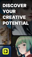 B^ DISCOVER - AI Video Maker スクリーンショット 0