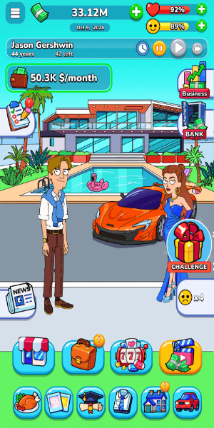 Mr.Billion: Idle Rich TycoonMod APK সুবিধা: আপনার সম্পূর্ণ সম্ভাবনা আনলক করুন</p><p>
<strong>Mod APK এই মূল বৈশিষ্ট্যগুলির সাথে গেমের সম্পূর্ণ সম্ভাবনা আনলক করে:</strong>
</p>
<p></p>ফ্রি শপিং:<ul> আপনার অগ্রগতি ত্বরান্বিত করে অবিলম্বে আপগ্রেড, সম্পদ এবং বিলাসবহুল সামগ্রী অর্জন করে সমস্ত আইটেম আনলক করুন।<li>
<strong></strong>কোন বিজ্ঞাপন নেই:</li> নিরবচ্ছিন্ন গেমপ্লে উপভোগ করুন, শুধুমাত্র বিঘ্নিত বিজ্ঞাপন ছাড়াই আপনার সাম্রাজ্য গড়ে তোলার দিকে মনোনিবেশ করুন।<li>
<strong></strong>আনলিমিটেড রিসোর্স:</li> প্রচুর ইন-গেম কারেন্সি দিয়ে শুরু করুন, স্ট্র্যাটেজিক ইনভেস্টমেন্ট এবং অনায়াস আপগ্রেড সক্ষম করে।  সাধারণত পেওয়ালের পিছনে লক করা প্রিমিয়াম কন্টেন্ট অ্যাক্সেস করা হয়।<li>
<strong></strong>দ্রুত অগ্রগতি:</li> ত্বরান্বিত বৃদ্ধির অভিজ্ঞতা, দ্রুত সম্পদ অর্জন এবং বিলিয়নেয়ার স্ট্যাটাসে পৌঁছান।<li>
<strong>
</strong></li>ডাউনলোড করুন এবং আপনার যাত্রা শুরু করুন</ul><p><p>মিস্টার বিলিয়ন: আইডল রিচ টাইকুন মড APK ডাউনলোড করুন এবং অকল্পনীয় সম্পদ অর্জন এবং বিলাসবহুল জীবন যাপনের জন্য একটি রোমাঞ্চকর যাত্রা শুরু করুন।  বিনামূল্যে কেনাকাটার স্বাধীনতা, বিজ্ঞাপন-মুক্ত পরিবেশের দক্ষতা এবং সীমাহীন সম্পদের শক্তি উপভোগ করুন। আপনার সাম্রাজ্য গড়ে তুলুন, ব্যবসার বিশ্ব জয় করুন এবং শেষ পর্যন্ত, বিলিয়নিয়ার হওয়ার আপনার স্বপ্ন পূরণ করুন।</p>