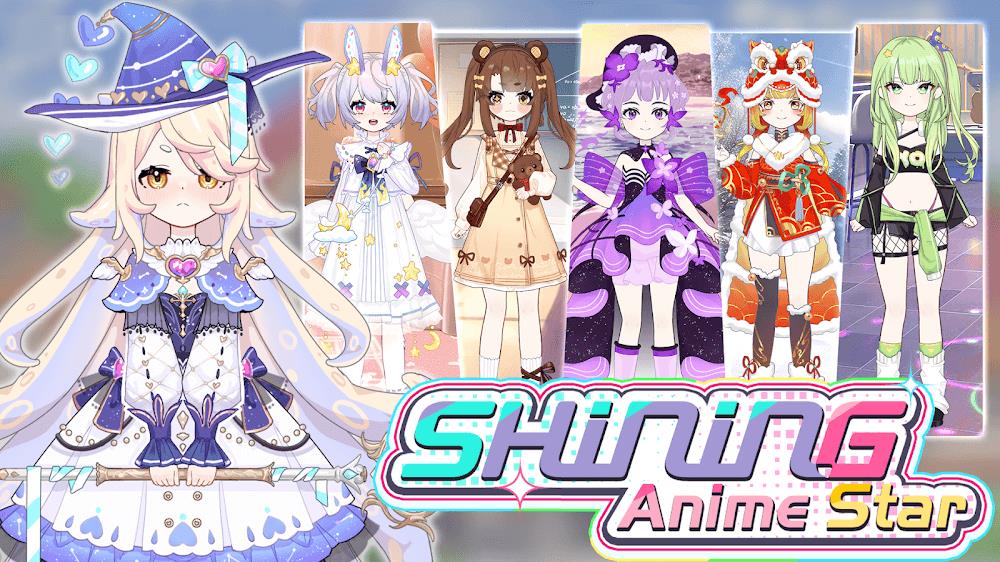 Dress Up! Shining Anime Star Screenshot 0