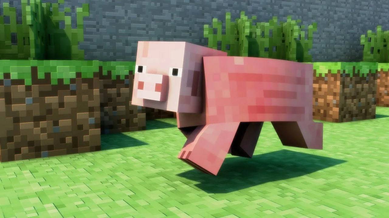 Porcos em Minecraft