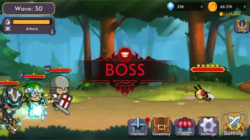 Mobile Heroes: Idle Heroes RPG Скриншот 1