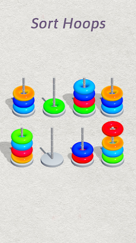 Color Hoop Sort - Color Sort ภาพหน้าจอ 0