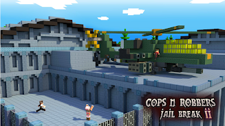 Cops N Robbers: Prison Games 2 Captura de pantalla 1