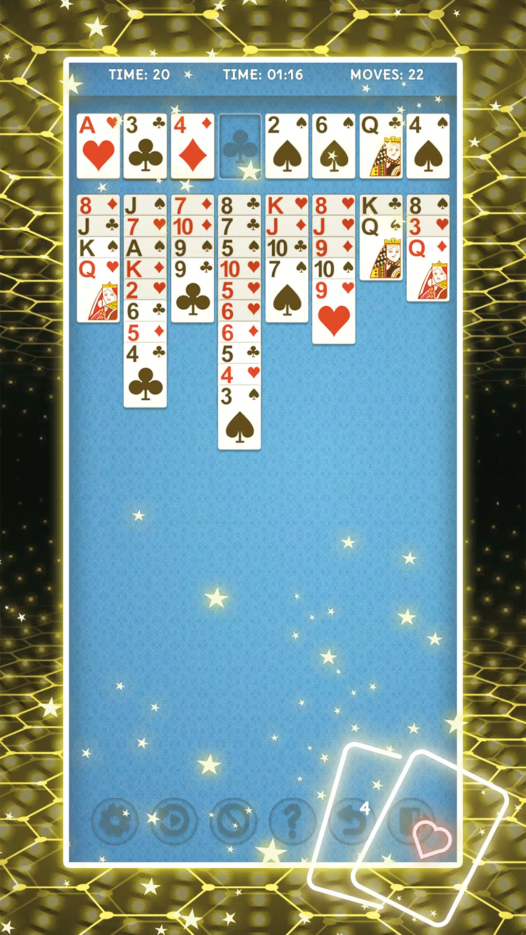 EasyCell Solitaire Game スクリーンショット 1