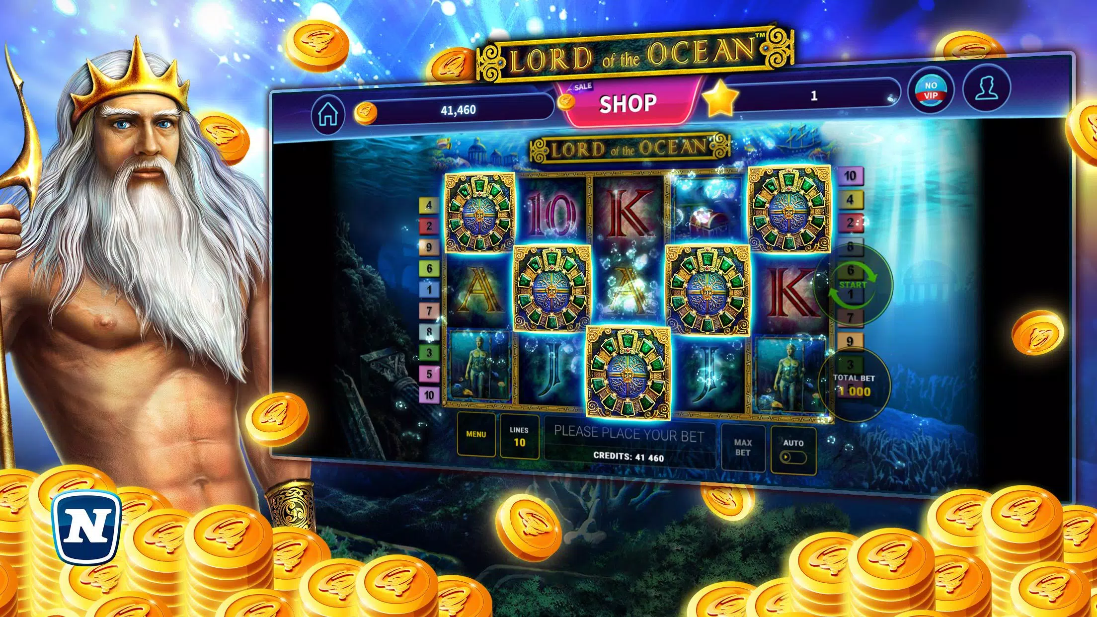 Lord of the Ocean™ Slot ภาพหน้าจอ 0