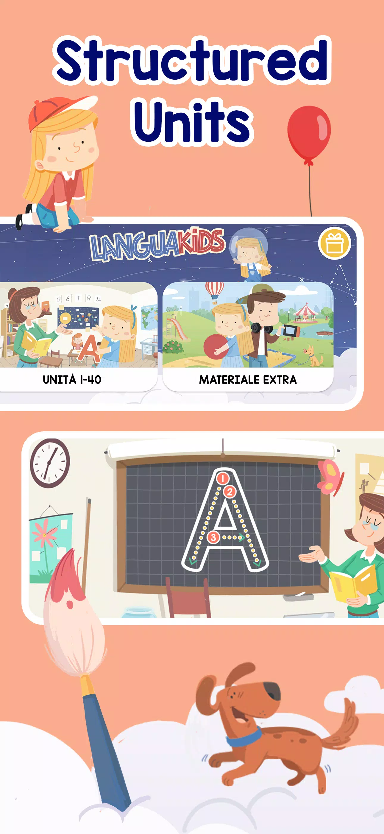 LANGUAKIDS: Italian for kids ภาพหน้าจอ 2