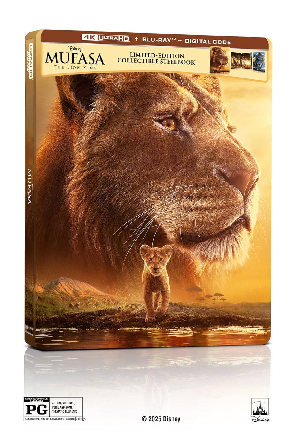 Das 4K -Stahlbuch von MUFASA ist ab sofort vorbestellt