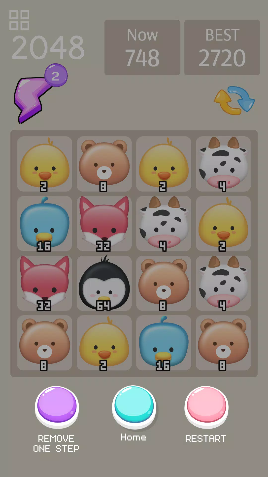 Cats Of 2048 Schermafbeelding 3