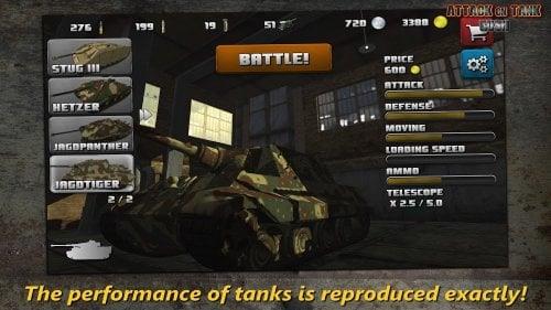 Attack on Tank : World Warfare Zrzut ekranu 2