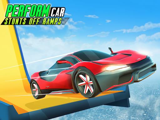 Hot Cars Fever-Car Stunt Races Schermafbeelding 1