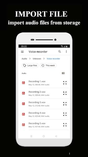 Voice Memos Captura de tela 1