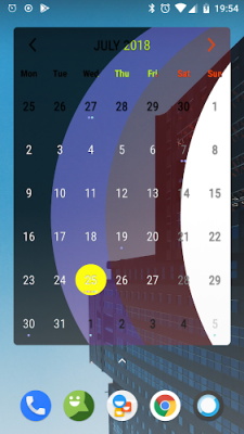 Month Calendar Widget by BiHSnow Скриншот 2