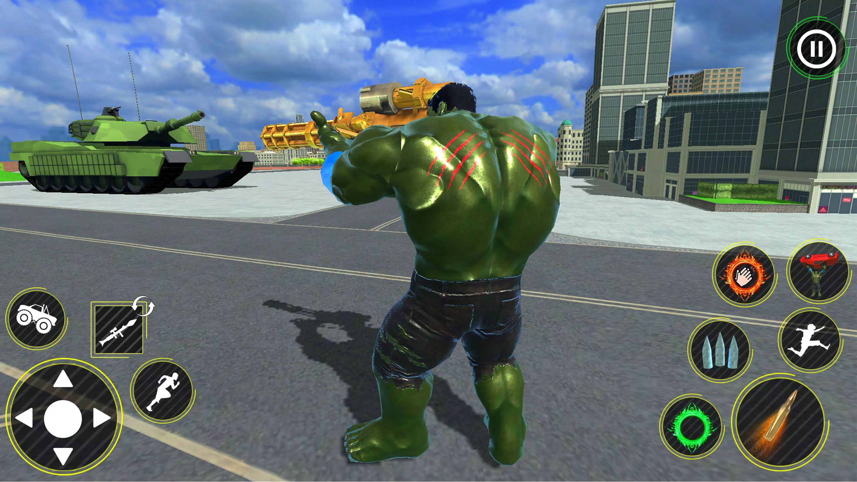 Incredible Monster Hero 3D War Captura de tela 2