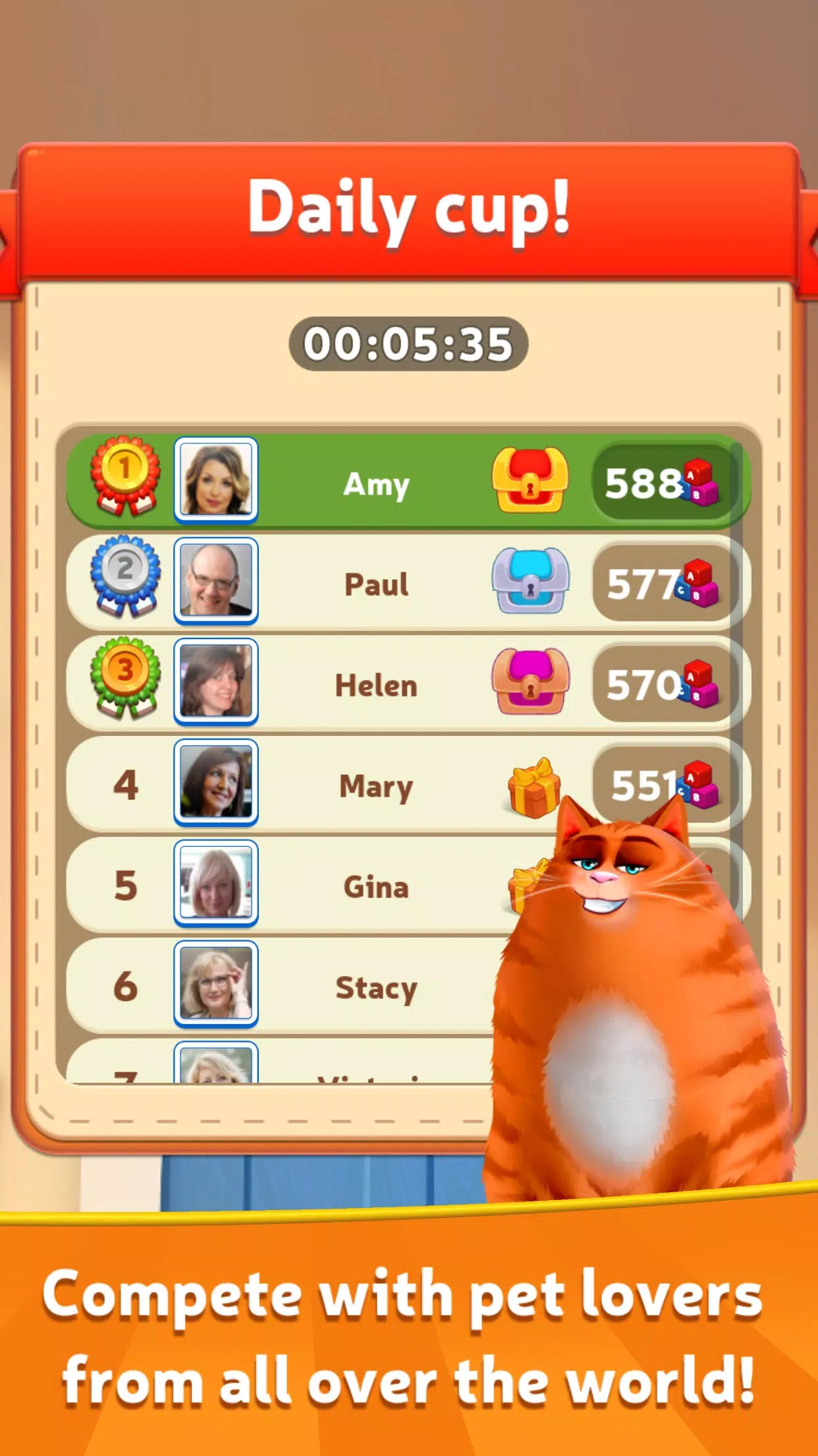 Kitty Scramble: Jeu de mots Capture d'écran 3