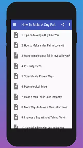 How To Make a Guy Fall in Love With You Capture d'écran 0