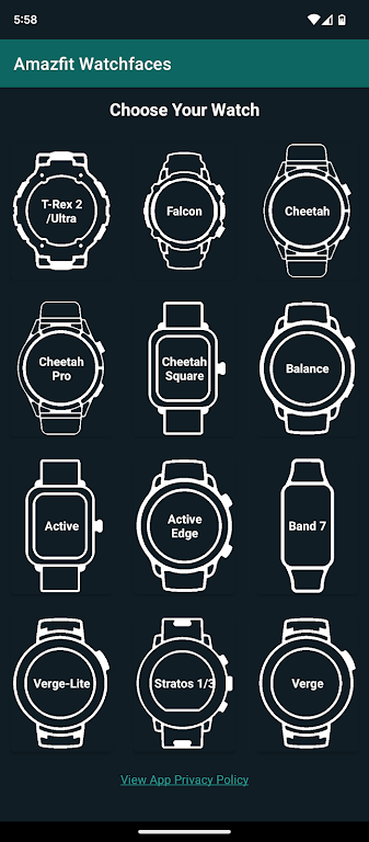 Watchfaces for Amazfit Watches Captura de pantalla 0