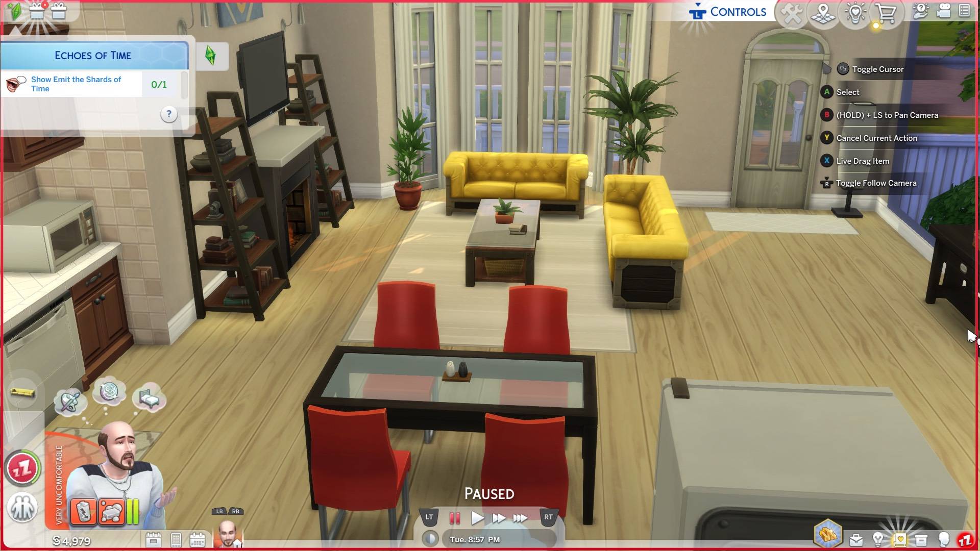 Zeitpunkte der Zeitstandorte in Sims 4 früherer Ereignisse