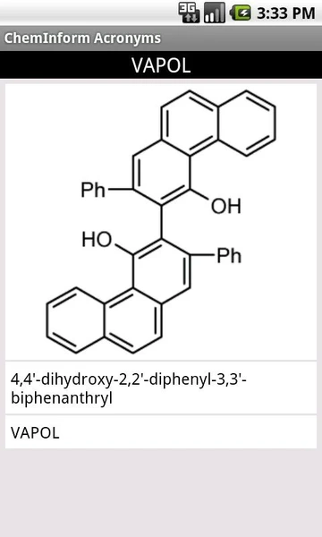 ChemInform Acronyms应用截图第0张