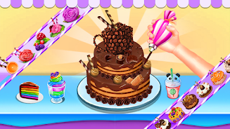 Sweet Cake Maker Cake Game Captura de tela 1