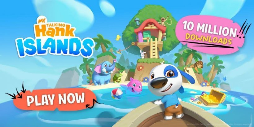 Talking Hank's Island Adventure domina los gráficos de aplicaciones