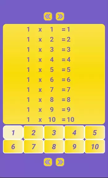 Multiplication Table: Math應用截圖第0張