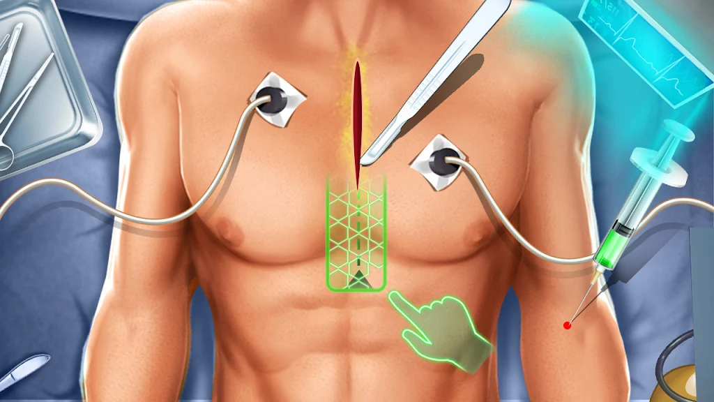 Heart Surgery Doctor Game Captura de tela 1