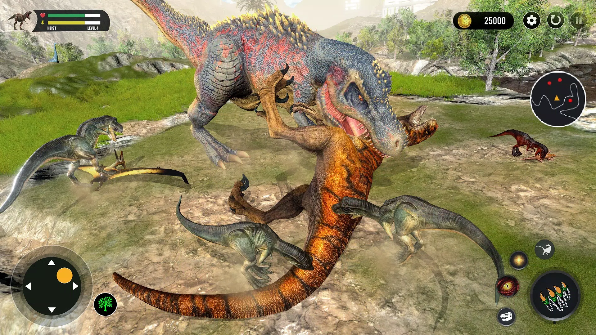 Real Dinosaur Simulator Games Ảnh chụp màn hình 2