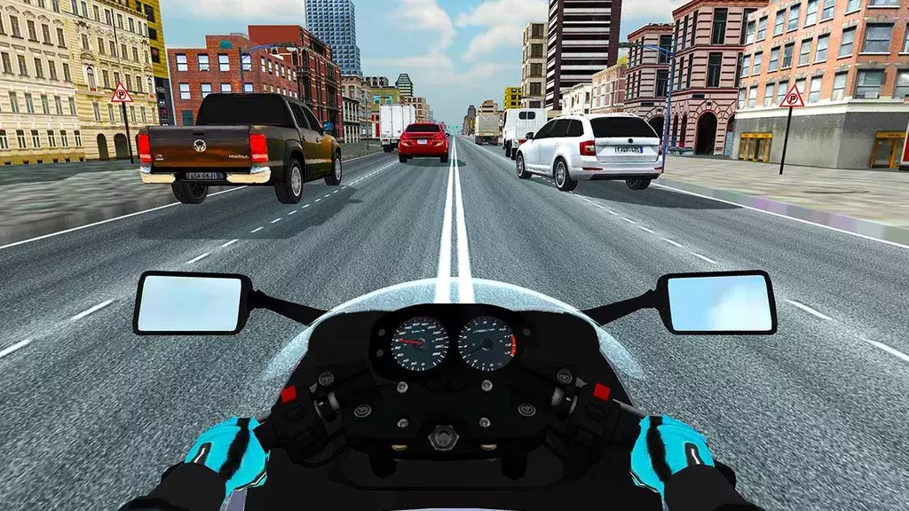 Highway Traffic Rider - 3D Bik Schermafbeelding 1