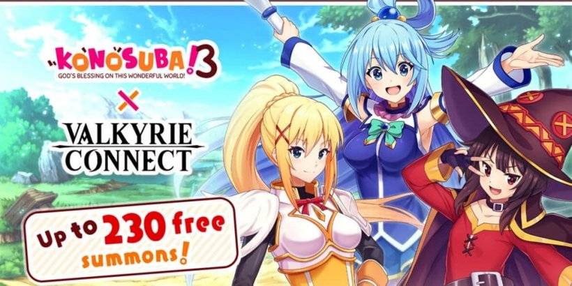 Valkyrie Connect x Konosuba: novo evento de colaboração lançado