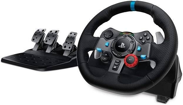 Logitech G29 Lái xe đua xe đua và bàn đạp (PS5, PC)