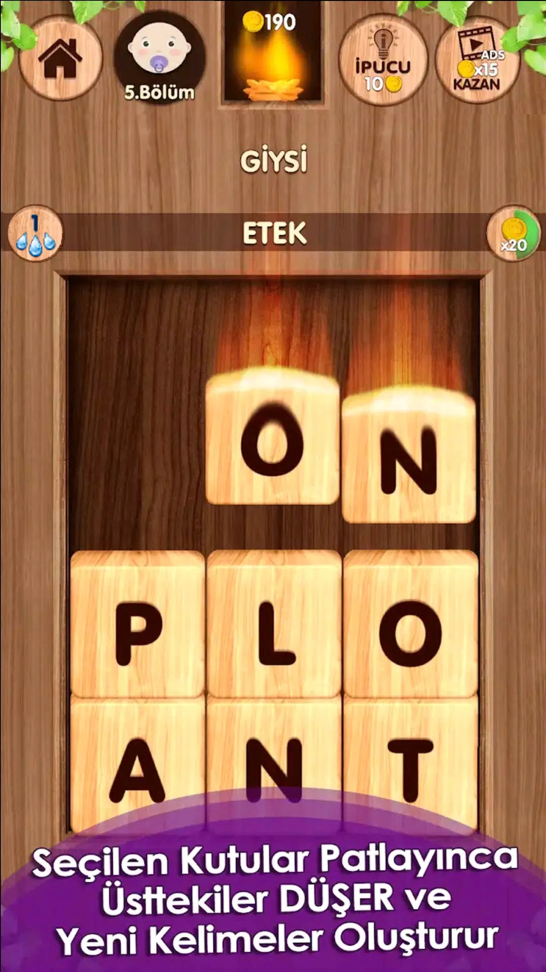 Düşen! Kelime Oyunu Captura de pantalla 1