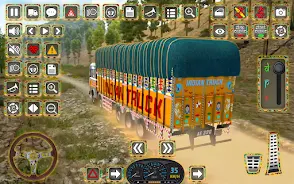 Indian Truck Offroad Cargo 3D Скриншот 3