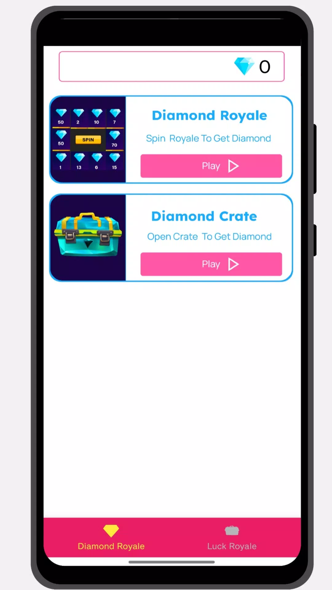 FreeFie Diamond: Luck Royale Ekran Görüntüsü 0