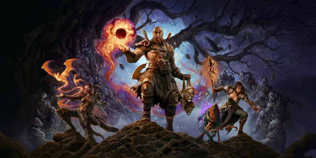 Diablo 4 Promo Art als onderdeel van een artikel over de beste klasse -lijst voor seizoen 7.