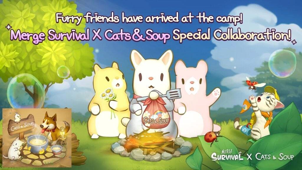 サバイバルx猫とスープのマージ：愛らしい猫の日常生活が発表されました！
