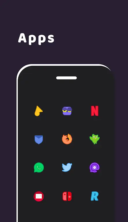 Duo Nano Icon Pack Capture d'écran 0