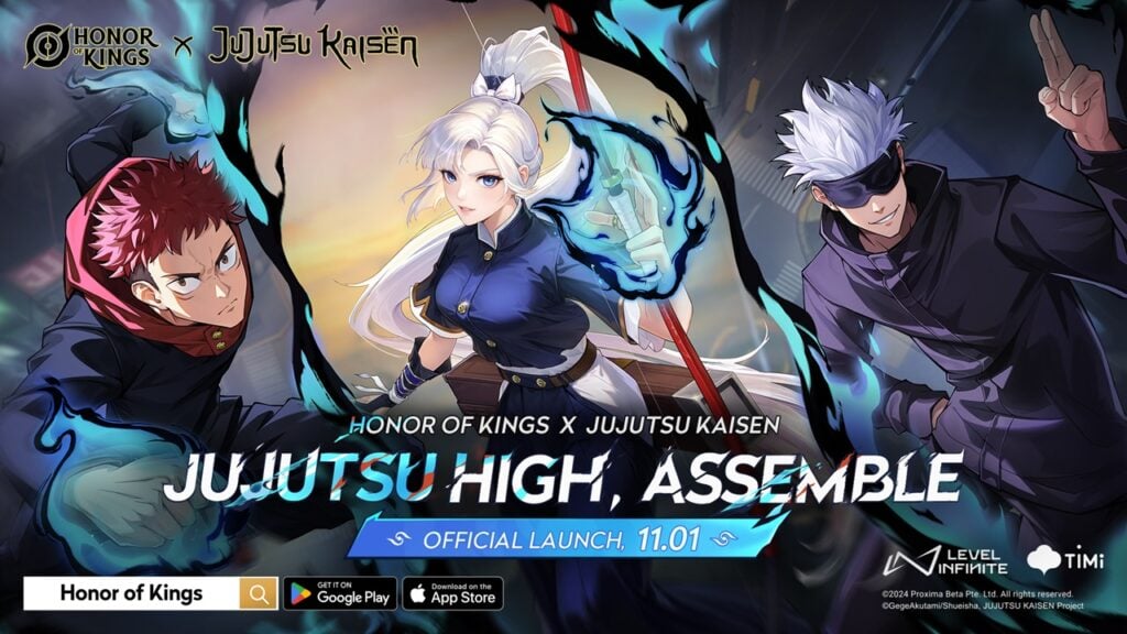 Jujutsu Kaisen ပူးပေါင်းဆောင်ရွက်မှု Honor of Kings ရောက်ရှိလာပါပြီ။