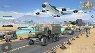 Army Vehicle Cargo: Truck Game Captura de tela 2