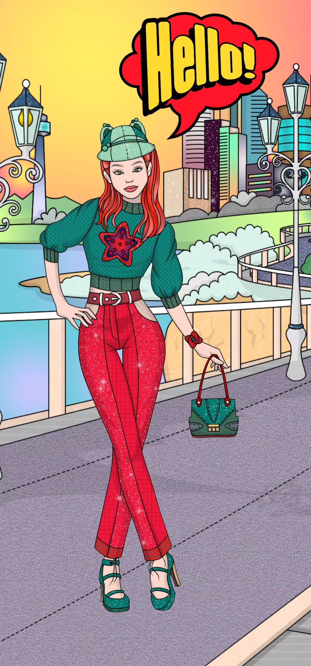 Dress Up Games & Coloring Book Screenshot 1