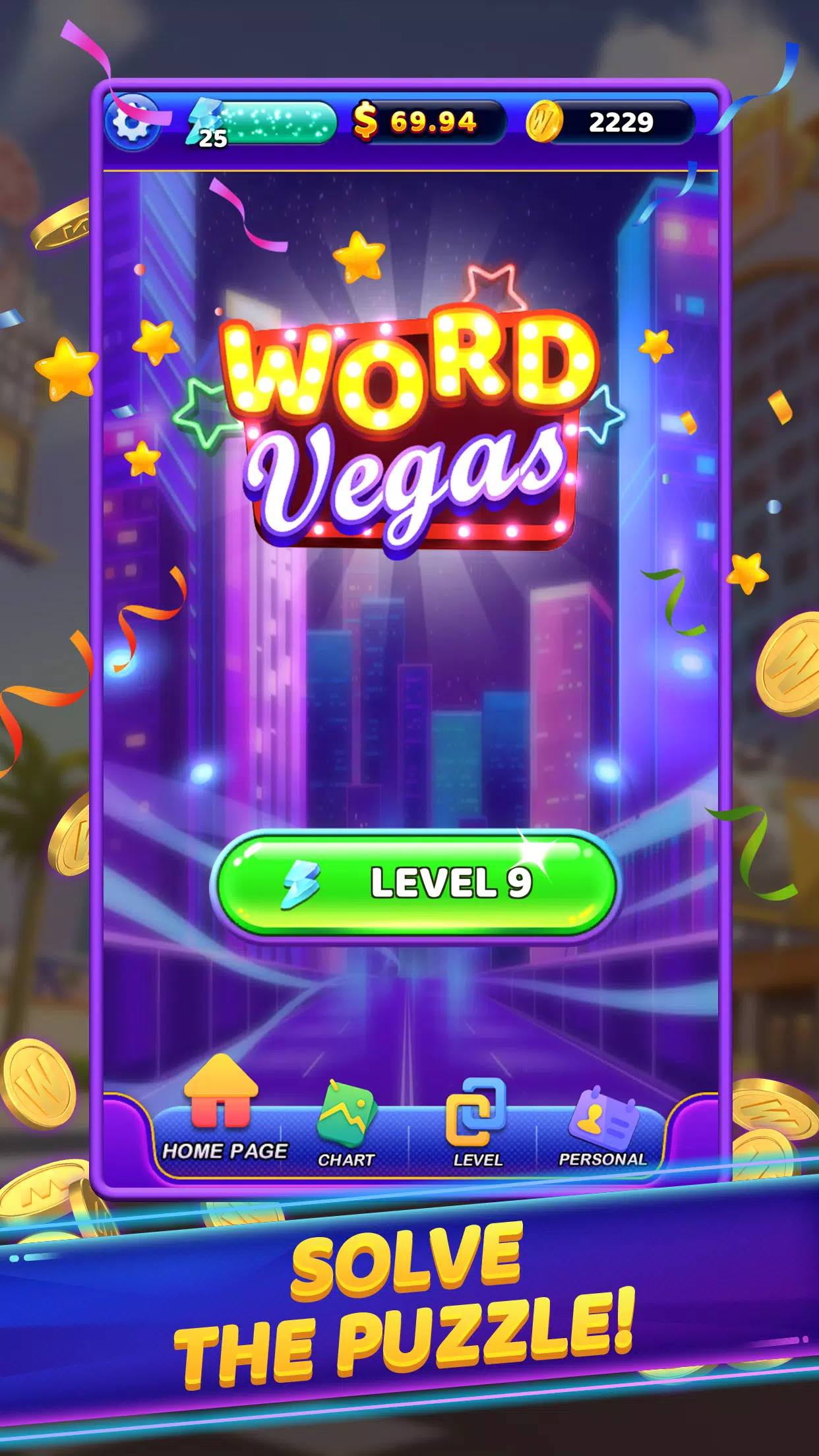 Word Vegas ภาพหน้าจอ 0