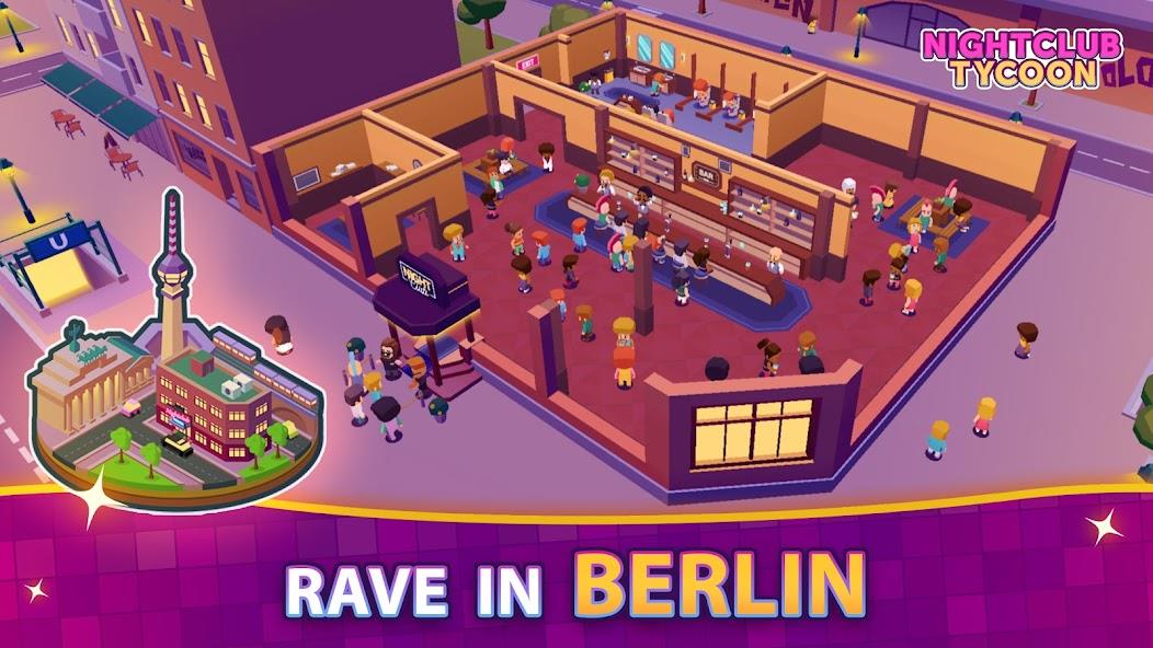 Nightclub Tycoon: Idle Manager Mod Schermafbeelding 1