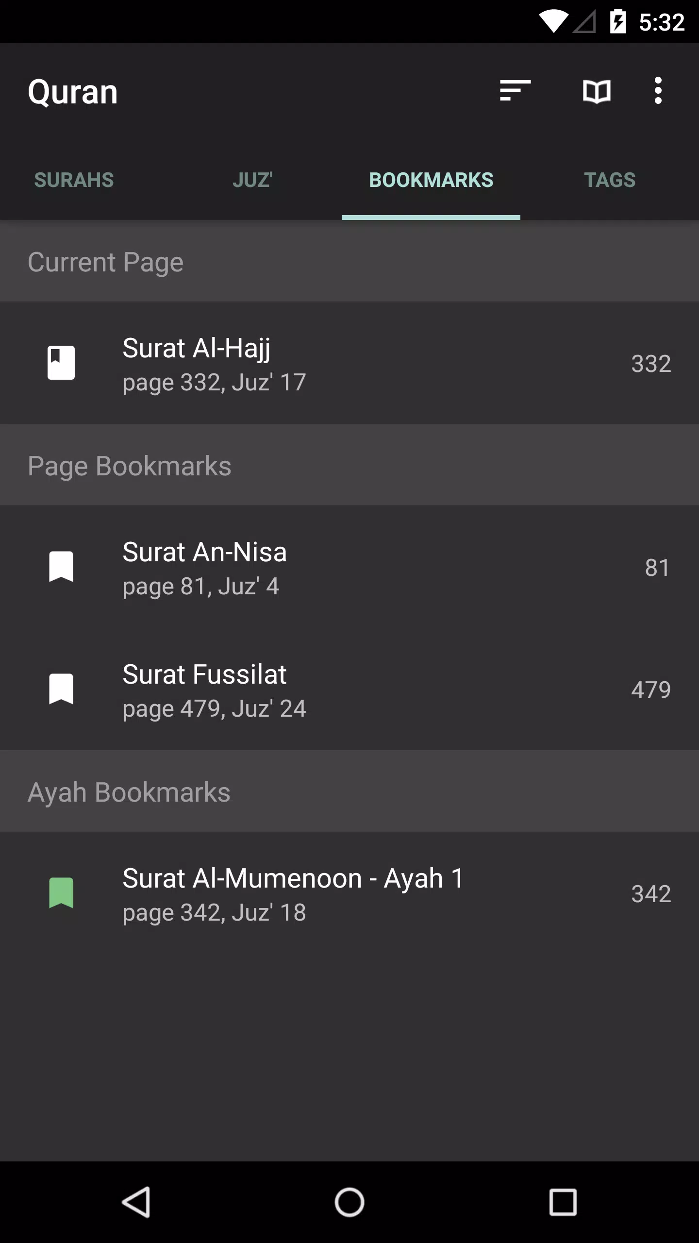 Quran for Android स्क्रीनशॉट 2