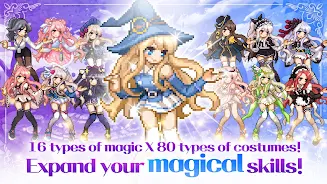 Magical Girl: Idle Pixel Hero Capture d'écran 1