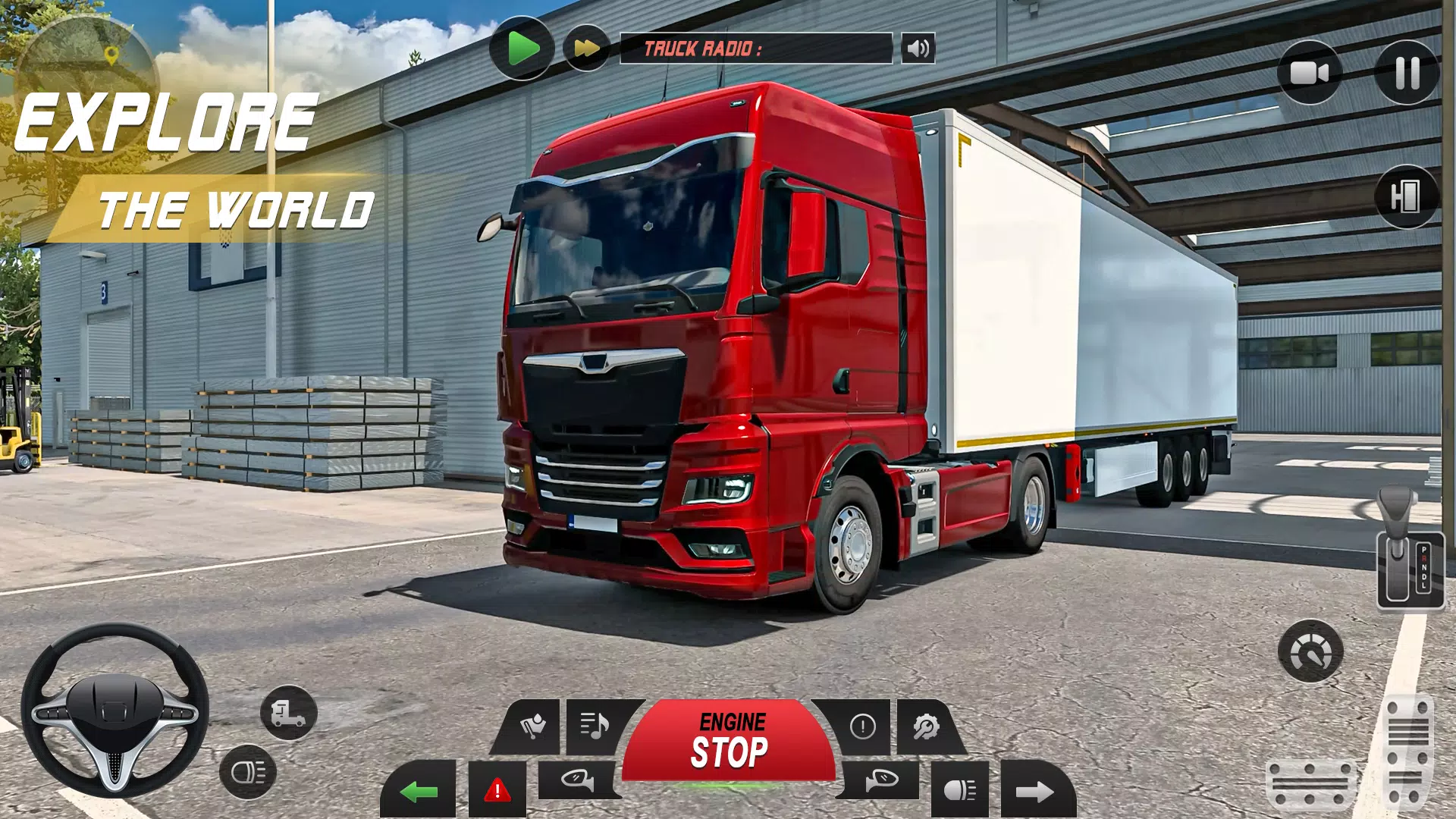 Euro Truck Driving Game 3d Скриншот 0