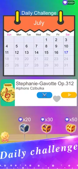 Rhythm Tiles 3:PvP Piano Games Capture d'écran 3