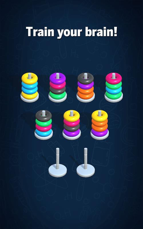 Hoop Sort Puzzle: Color Ring Screenshot 2