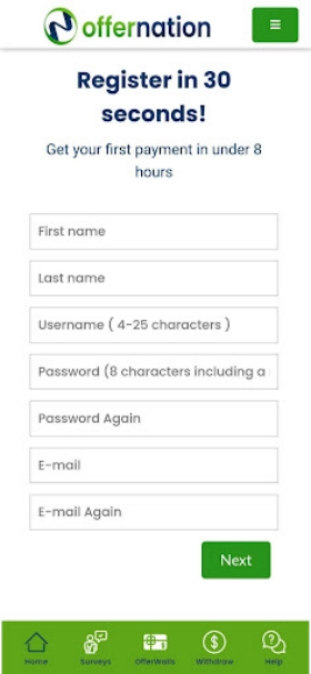 OfferNation Make Money Online 스크린샷 1