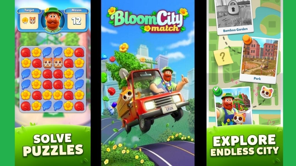 Bloom City Match, nowa gra logiczna typu „Dopasuj 3” od Rovio, teraz dostępna na Androida