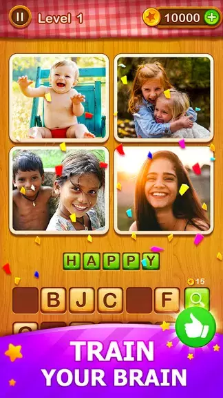 4 Pics Guess Word -Puzzle Game स्क्रीनशॉट 0